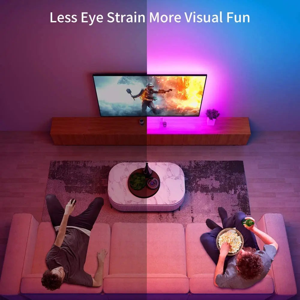 RGB Led Strip Light Bluetooth App Control 5V USB Led Tape Flexible Ribbon Diode Tape for TV Backlight Room Decoration