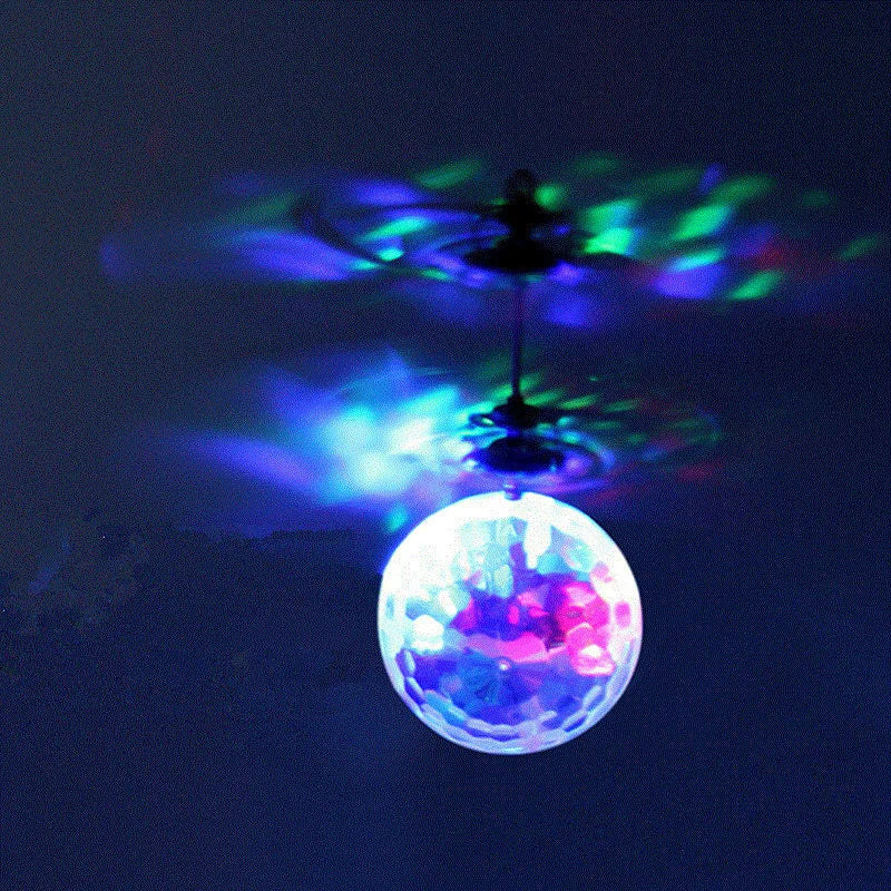 Flying Ball Toy with LED Lights | Infrared Induction Floating Helicopter