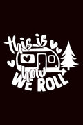 Camp Life Vinyl Decal Bundle | Camper Door Window Sticker for Laptop Water Bottle