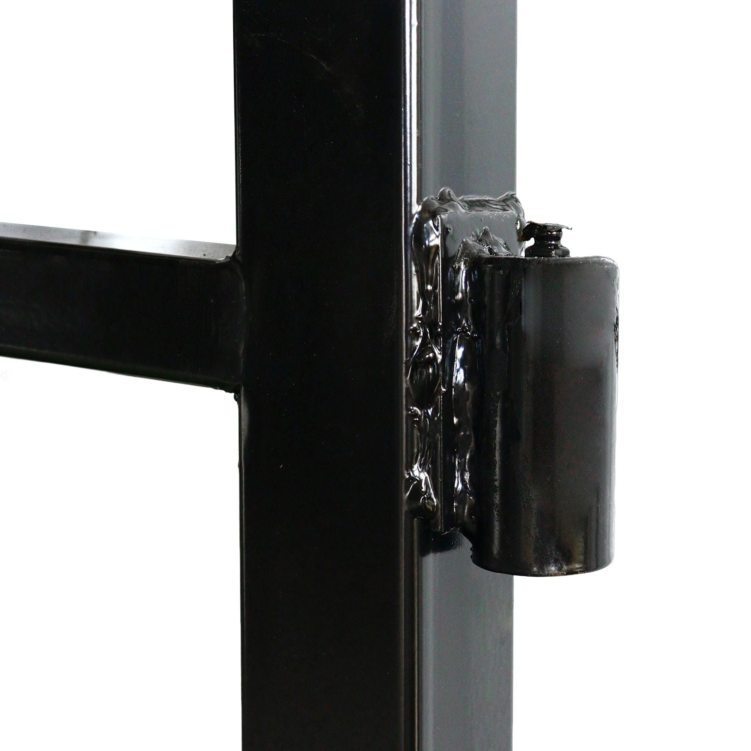 14x8 ft Steel Dual Swing Driveway Gate with Horse Pattern