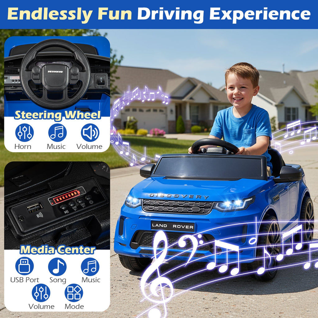 Licensed Land Rover Kids Ride on Car 12V Battery Powered Kids Electric Car