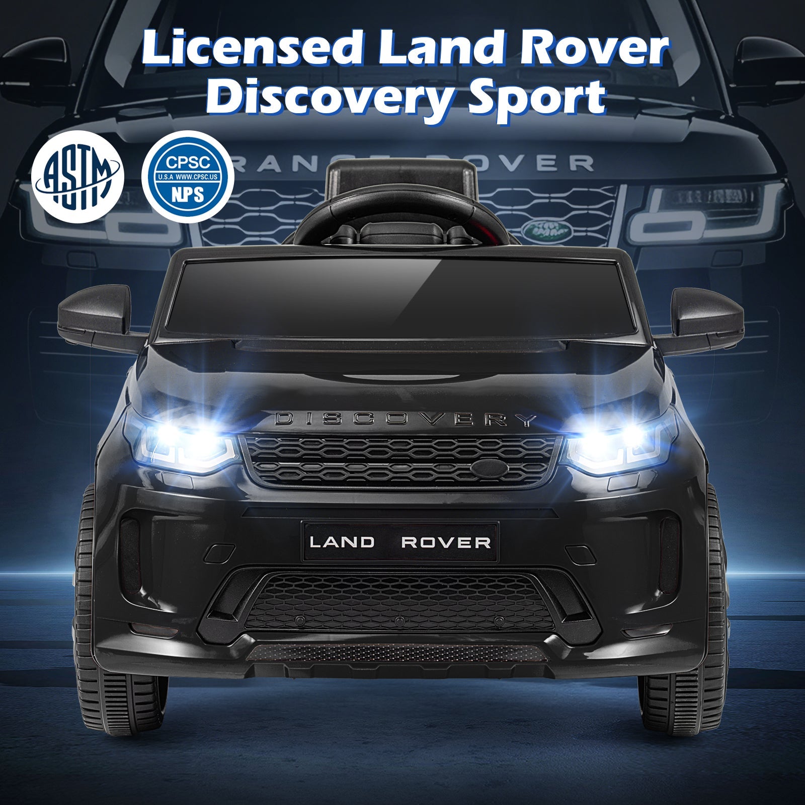Licensed Land Rover Kids Ride on Car 12V Battery Powered Kids Electric Car