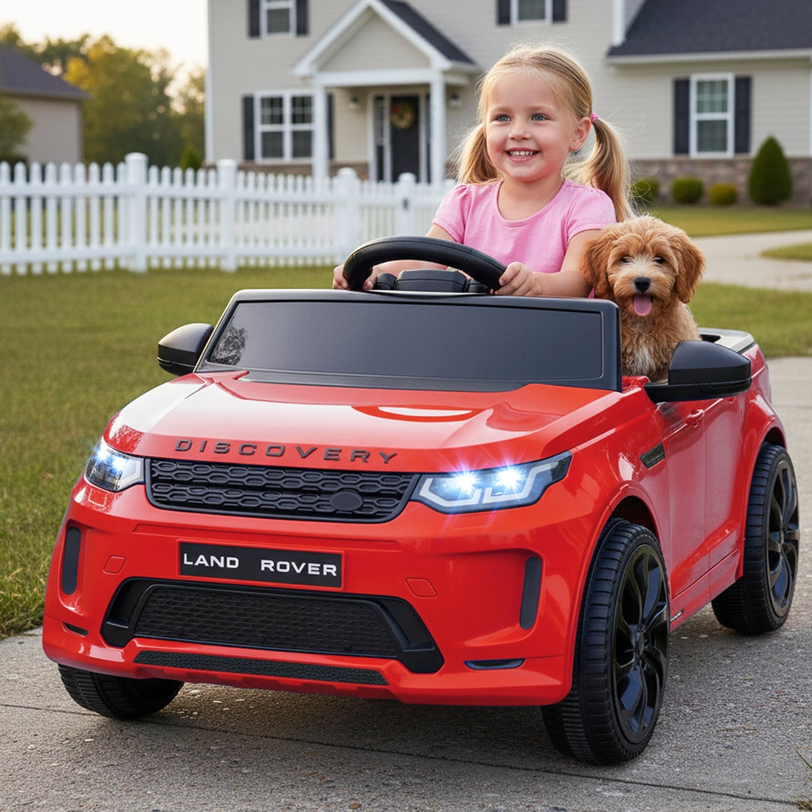 Licensed Land Rover Kids Ride on Car 12V Battery Powered Kids Electric Car