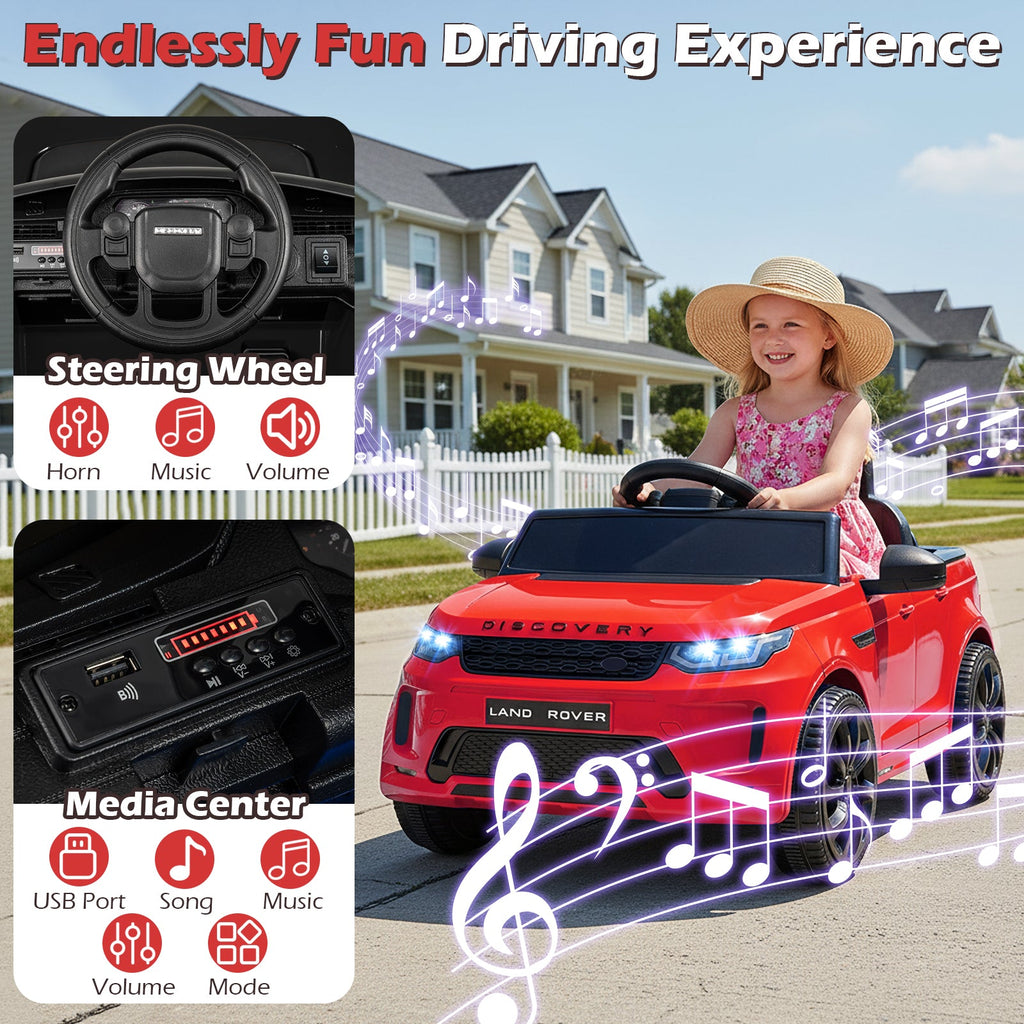 Licensed Land Rover Kids Ride on Car 12V Battery Powered Kids Electric Car