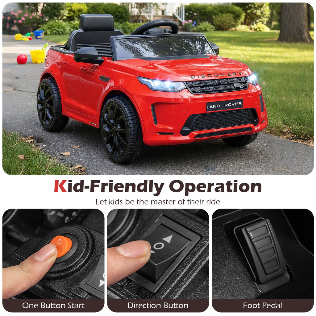Licensed Land Rover Kids Ride on Car 12V Battery Powered Kids Electric Car