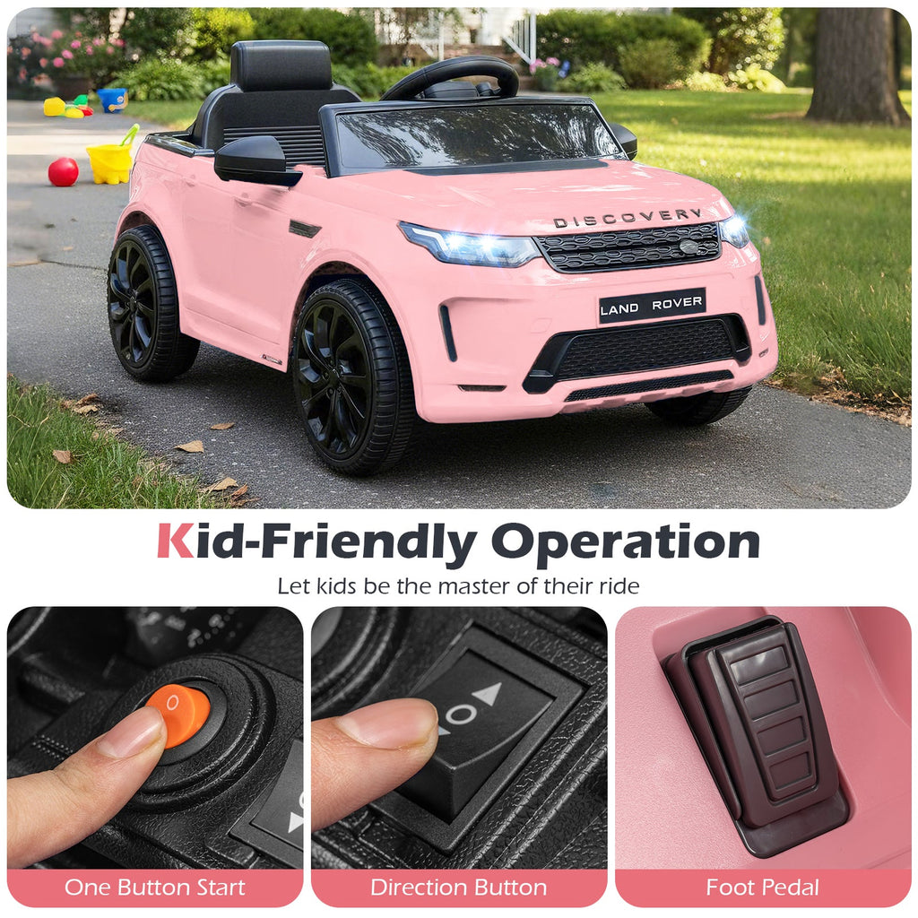 Licensed Land Rover Kids Ride on Car 12V Battery Powered Kids Electric Car