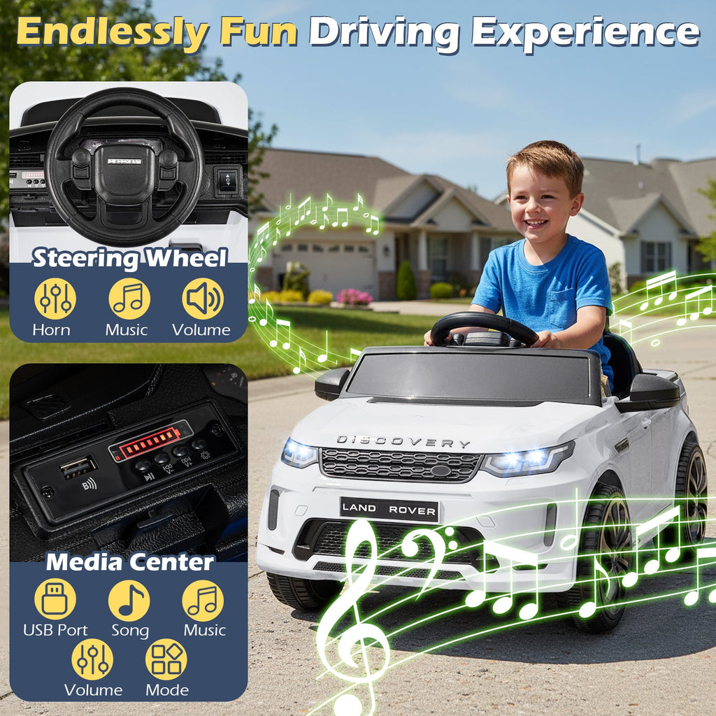 Licensed Land Rover Kids Ride on Car 12V Battery Powered Kids Electric Car