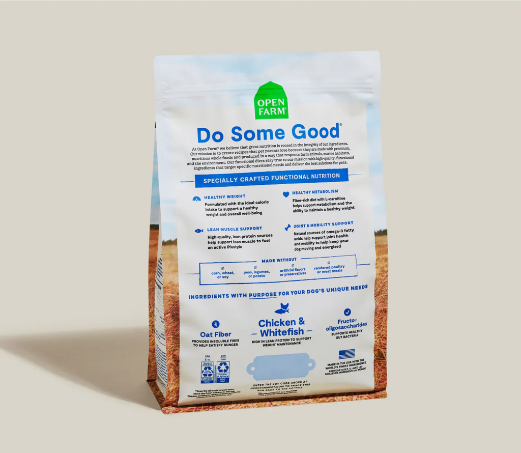 Open Farm Chicken & Whitefish Healthy Weight Dry Dog Food