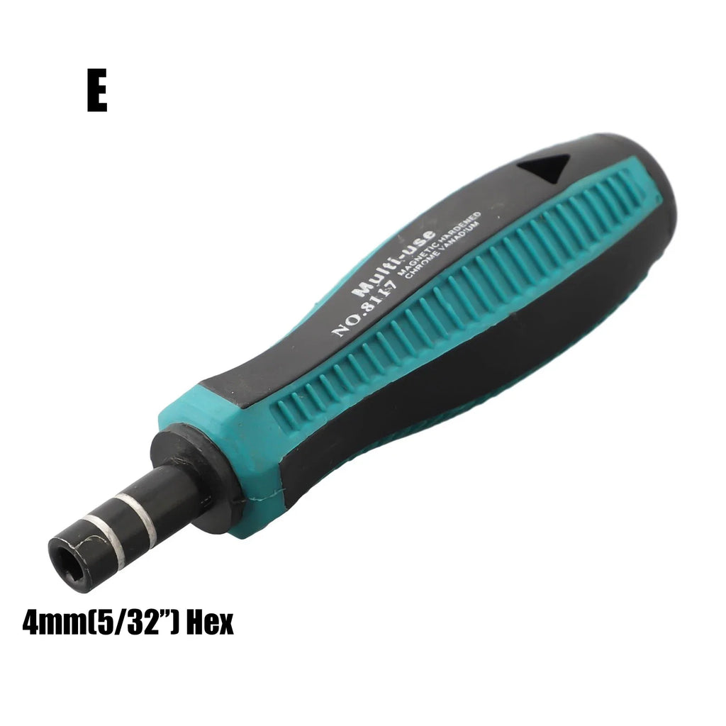 1/4'' Hex Screwdriver Handle | Magnetic Self-Locking Bit Holder for Repairs