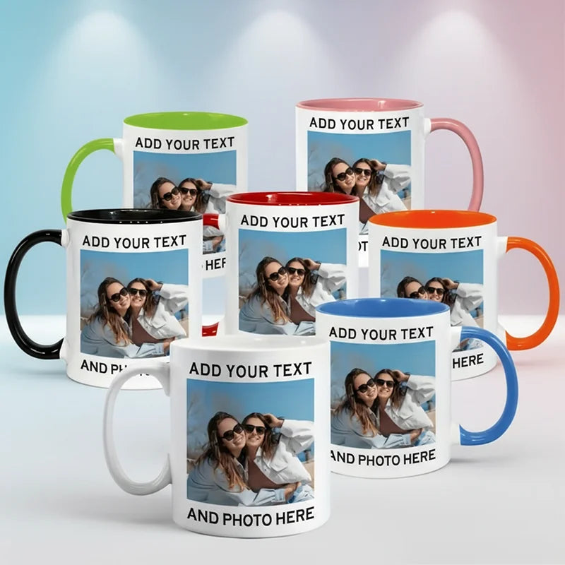 Customizable Photo Mug | Personalized Gift for Valentine's Day