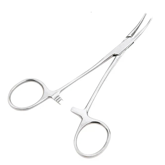 Stainless Steel Hemostatic Forceps | Locking Clamp Tool for Surgery and Crafts