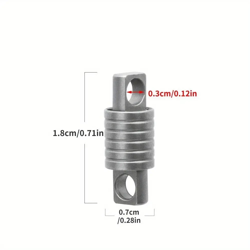 Quick Release 360° Titanium Keychain Swivel | Mini Spinner Buckle Holder
