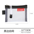 Mini Transparent Mesh Zipper Card Storage Bag | Portable Nylon Coin Purse
