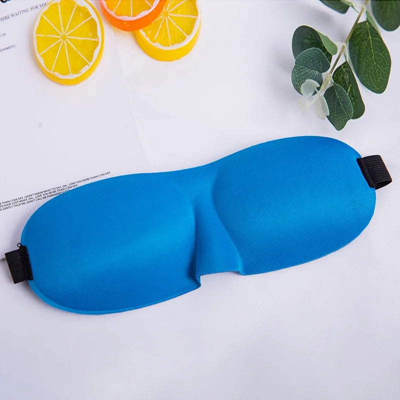 3D Sleeping Mask Eyepatch | Light Blocking Blindfold for Travel and Sleep
