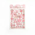 Cute Pink PET Sticker Pack for Scrapbooking and Journaling | 4 Sheets Kawaii Decorative Stickers