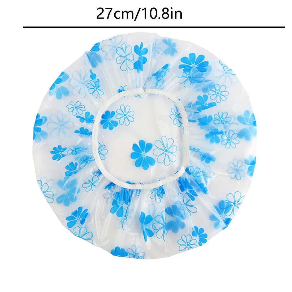 Shower Cap for Long Hair | Waterproof Reusable Hair Cover