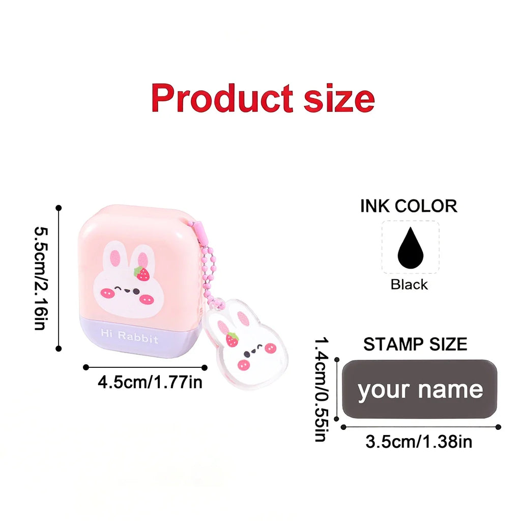 Custom Name Stamp for Clothes and School Uniforms | Personalized Belongings Marker