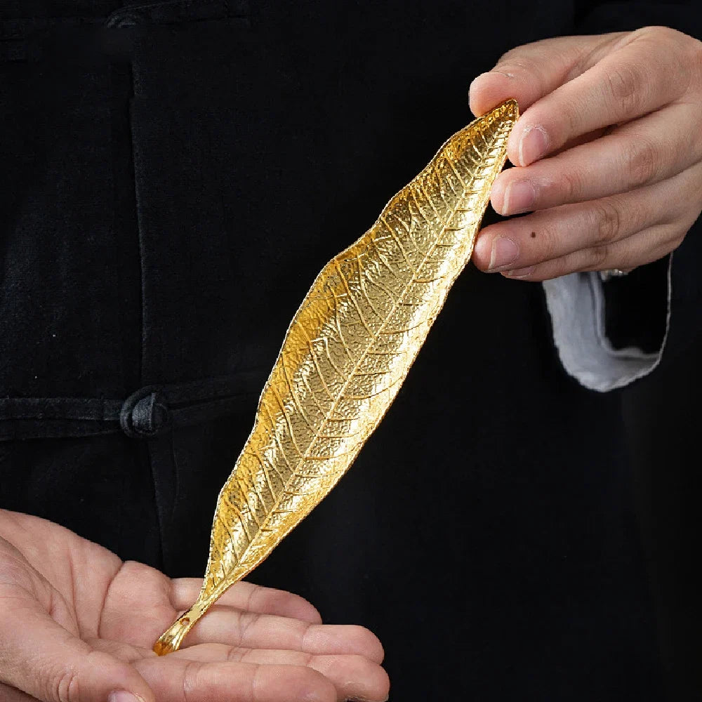 Leaf Incense Burner | Metal Ash Catcher for Meditation and Yoga
