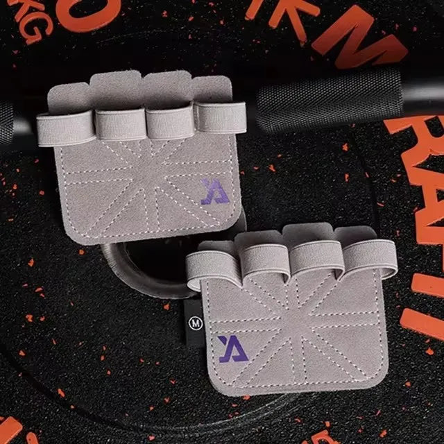 Fitness Gloves for Weightlifting | Cowhide Hand Support for Gym Workouts