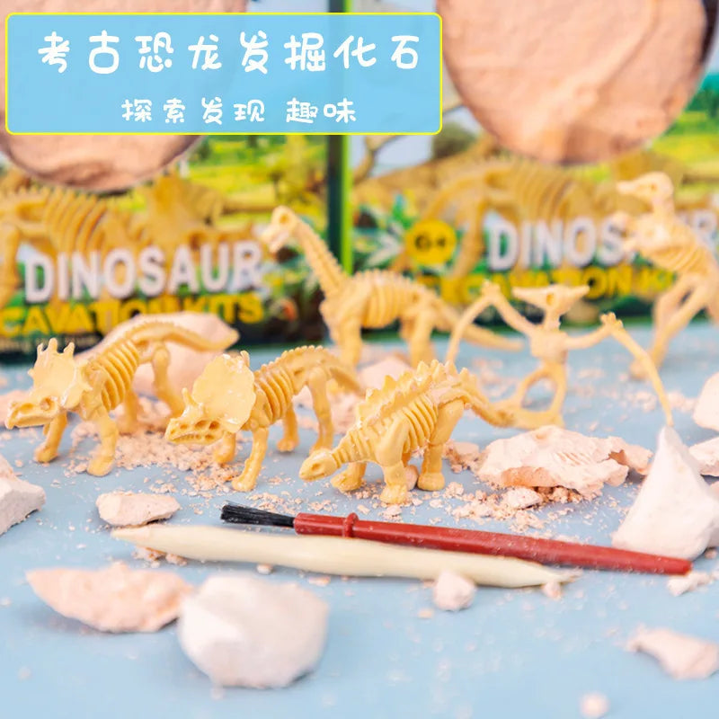 Dinosaur Fossil Excavation Kit | DIY Dig and Assembly Toy for Kids