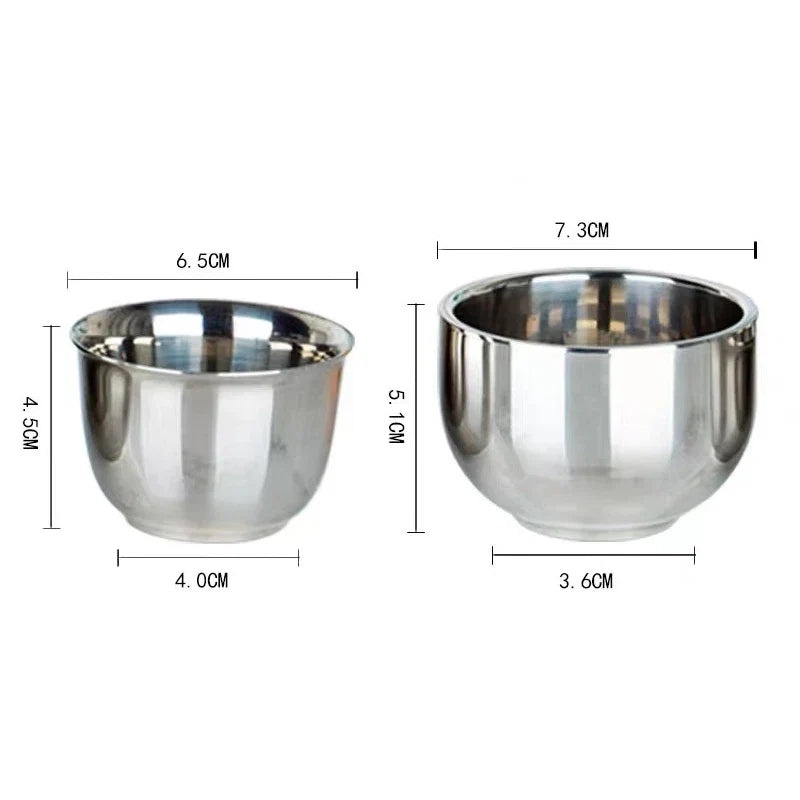 Stainless Steel Double Wall Insulated Mugs | Heat Retaining Drinking Cups
