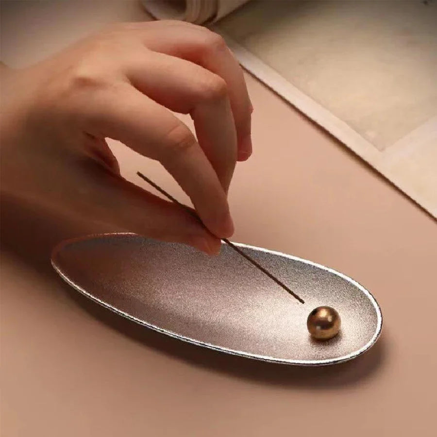 Alloy Copper Bead Incense Holder | Zen Tea Ceremony Incense Burner