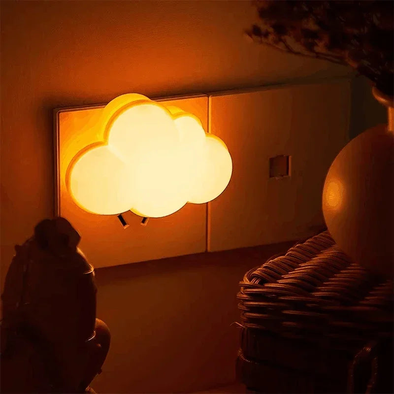 Cloud LED Night Light | Plug-in Cute Night Lamp for Kids and Adults