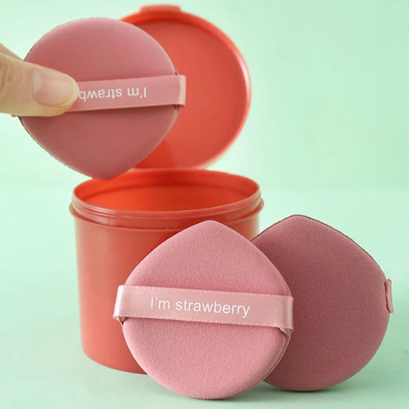 Karsyngirl 7-Piece Strawberry Cosmetic Puff Set | Double-Sided Makeup Sponges