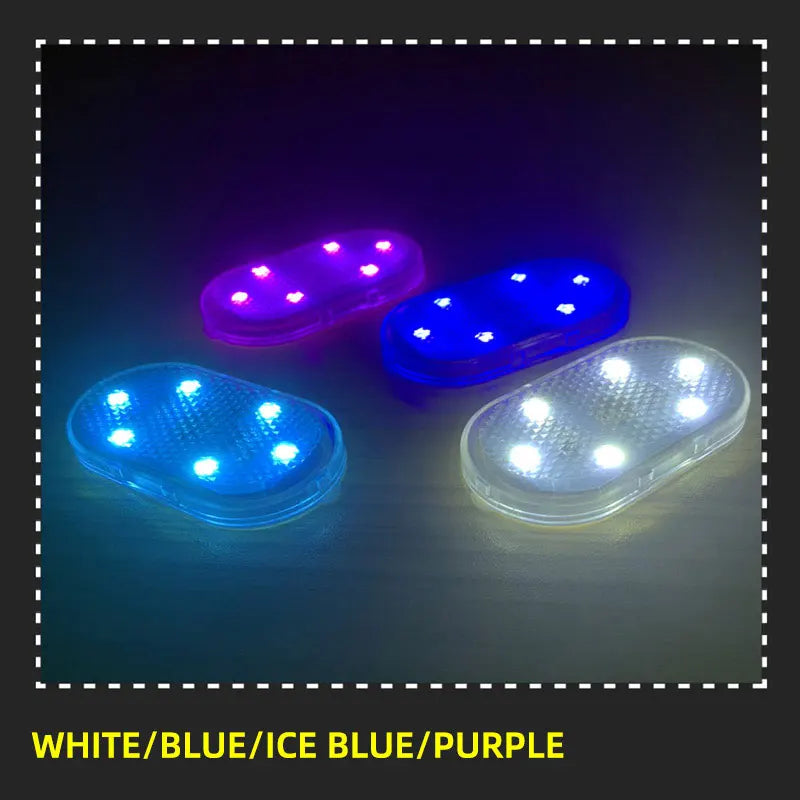 Mini Wireless Car LED Touch Light | Magnetic Induction USB Rechargeable