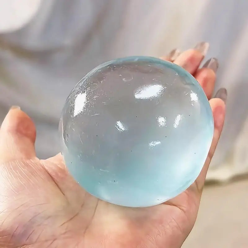 Transparent Blue Stress Relief Toy | Slow Rebound Sensory Fidget