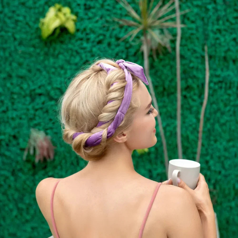Heatless Curling Rod Headband | No Heat Hair Curler for Soft Waves