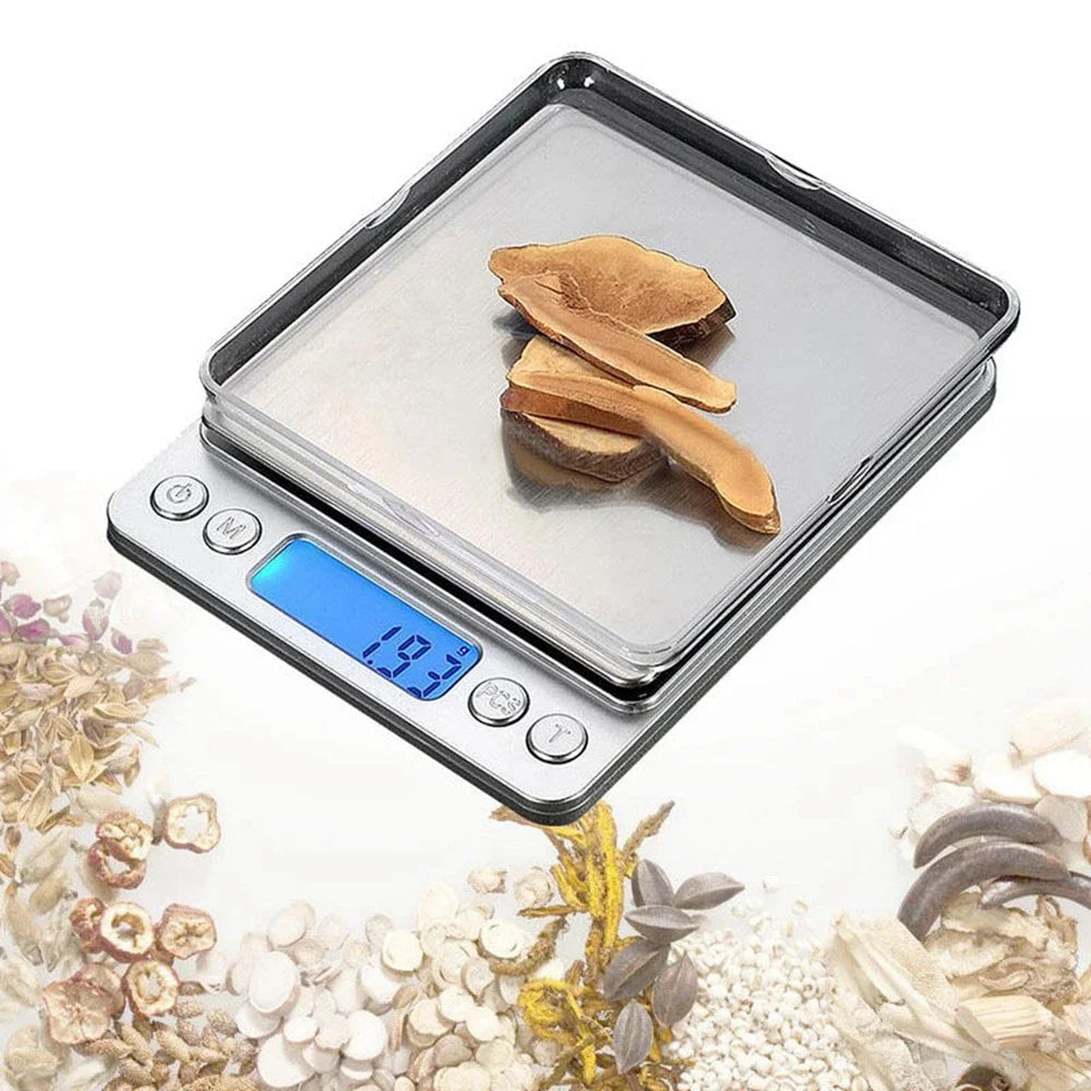 500g/1000g/3000g Digital Pocket Scale with 0.01g Accuracy | Portable Jewelry Gram Scale