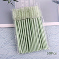 Disposable Eyelash Brushes 50 Pack | Mascara Wands Applicator Spoolies for Lash Extensions