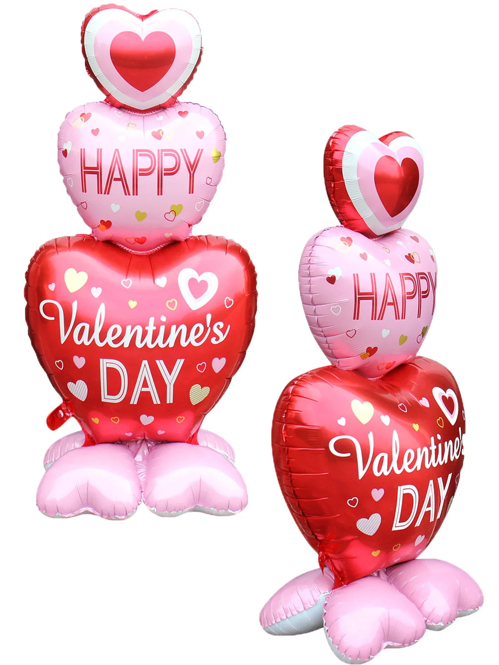 Love Heart Bear Balloon with Stand | Valentine's Day Decor