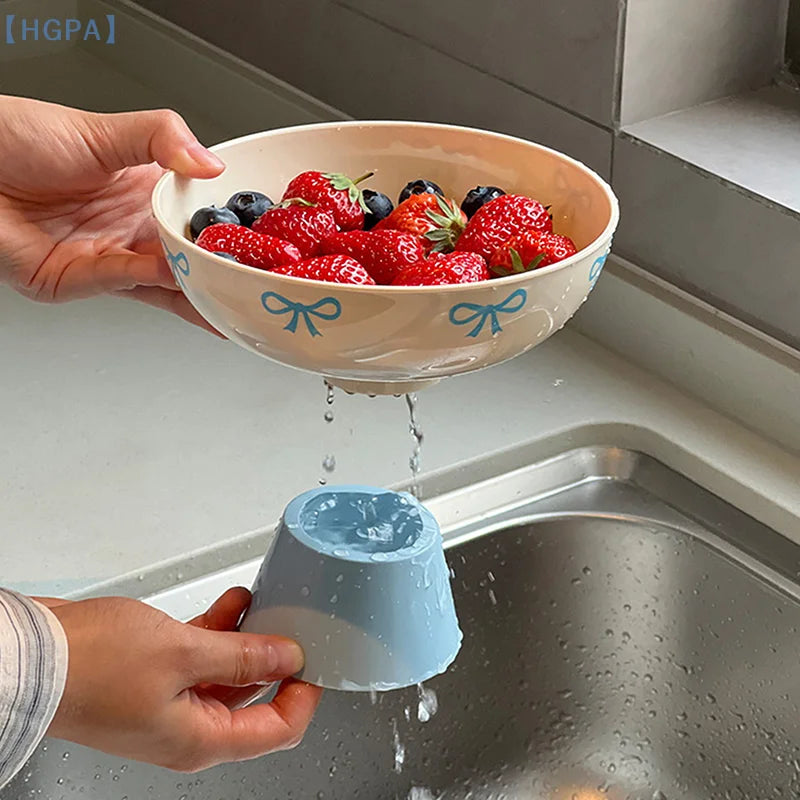 High-End Fruit Drain Tray | Decorative Dried Fruit Plate for Living Room