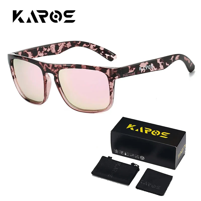 KAROS Polarized Sunglasses | UV400 Square Shades for Outdoor Sports