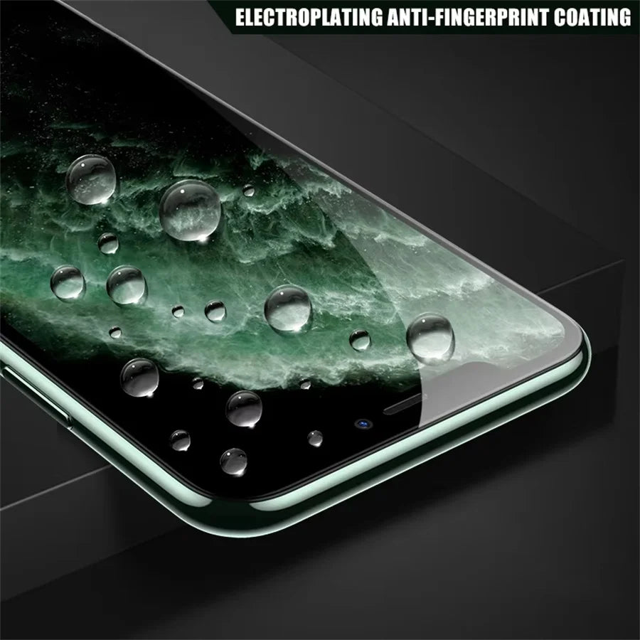 1-2Pcs Tempered Glass for IPhone 16 13 11 12 14 15 Pro Max Mini Screen Protector for IPhone 7 8 15 16 Plus X XR XS MAX SE Glass