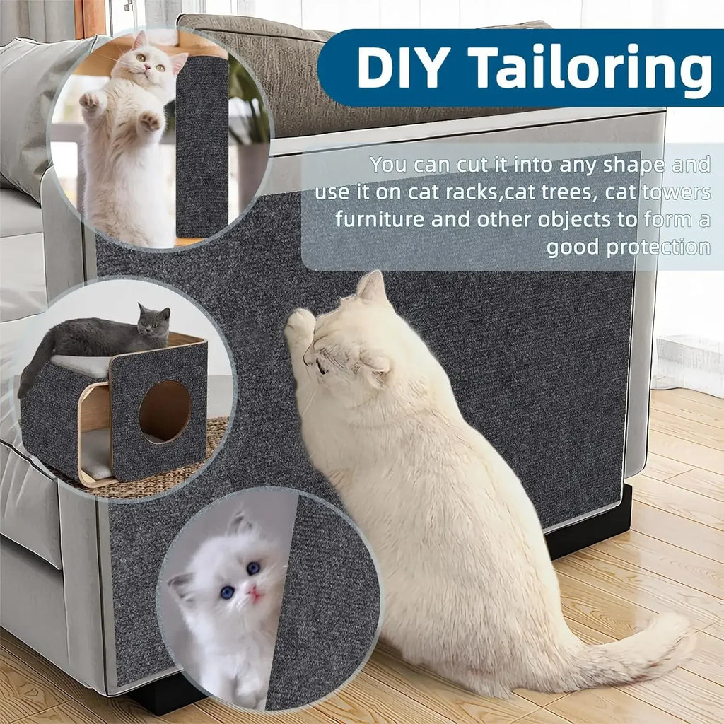 Anti Cat Scratch Sofa Protector | Self Adhesive Carpet Scratch Pad for Cats