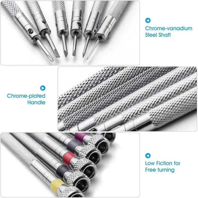 Mini Screwdriver Set for Watch Repair | 5-Piece Precision Tool Kit