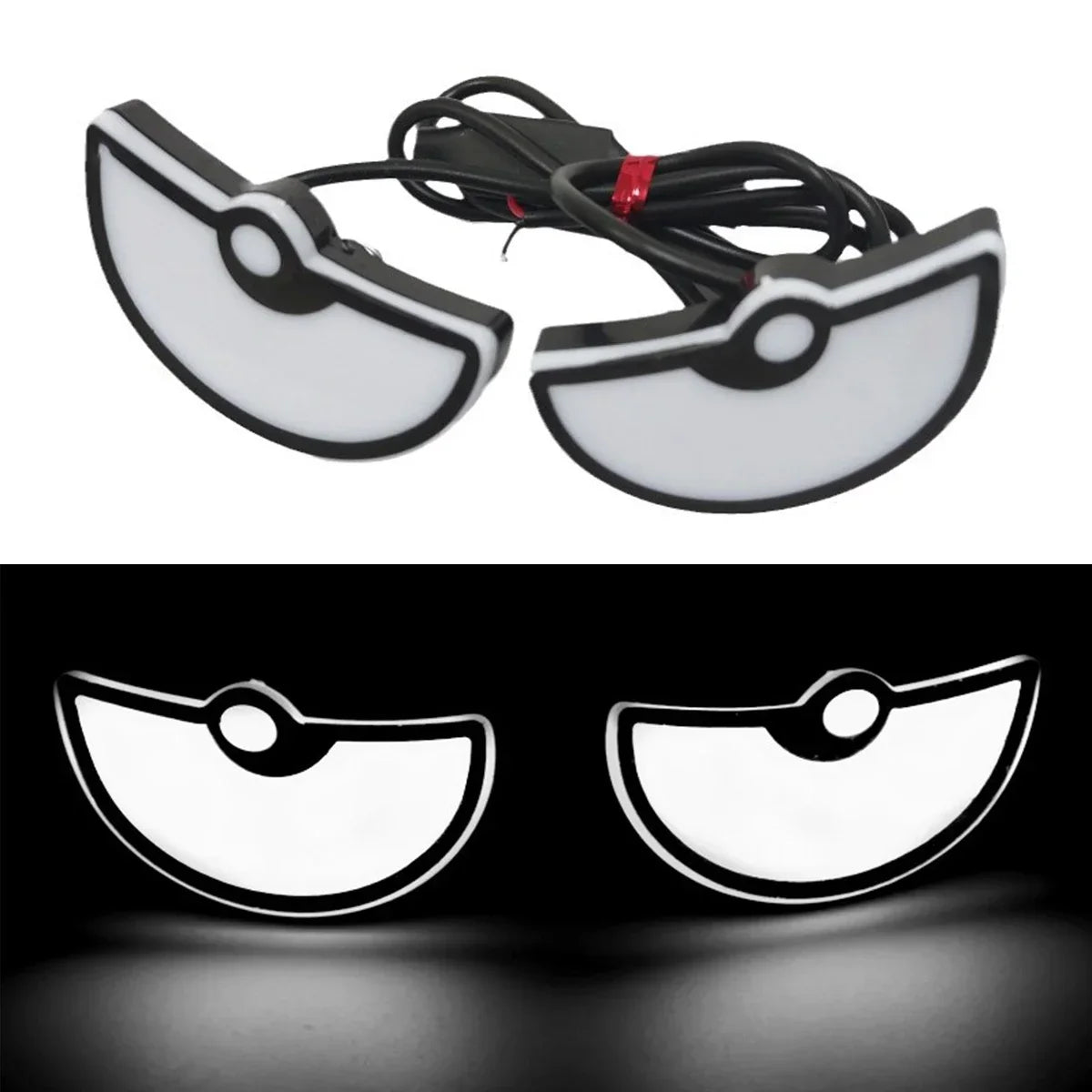 2PCS Car Motorcycle LED Devil Eyes Light | 12V Demon Eyes Decoration Lamp