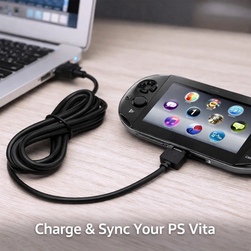 PS Vita 1000 USB Charger and Data Sync Cable | Replacement Cord for PlayStation Vita