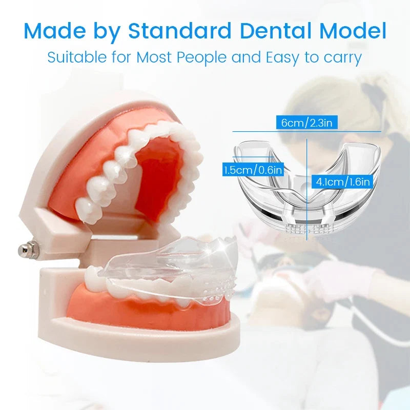3 Stages Dental Orthodontic Braces Teeth Retainer | Anti Snoring Mouth Guard