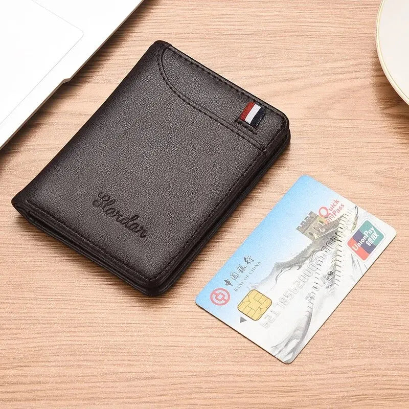Ultra Thin Men's Wallet | Vertical Small Card Holder