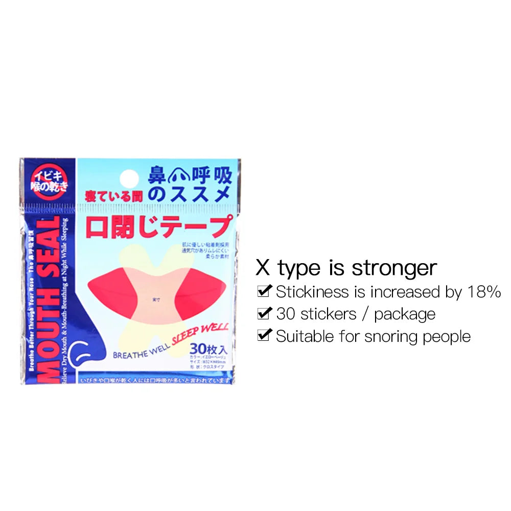 30/60/150/300pcs Mouth Tape for Sleeping | Anti Snoring Patch for Better Breath and Quiet Sleep