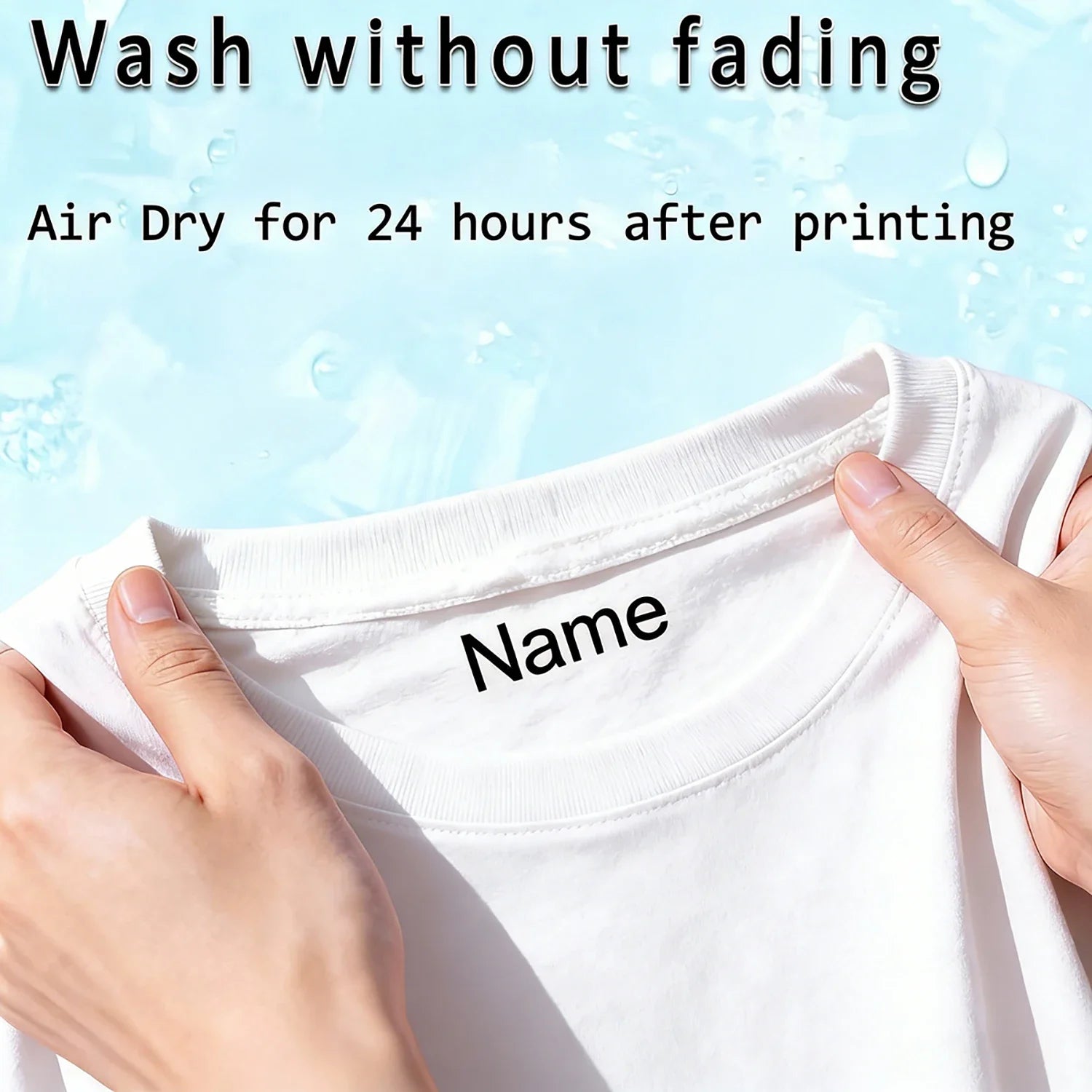 Personalized Animal Name Stamp | Custom Waterproof Clothing Label for Kids