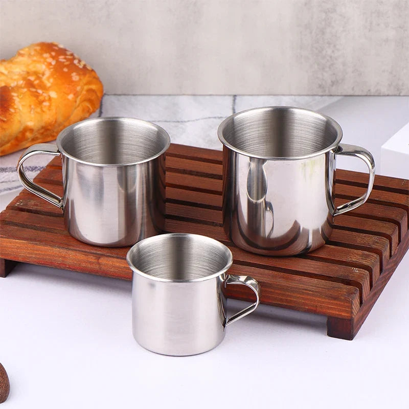 Stainless Steel Coffee Mug with Handle | Unbreakable Travel Cup