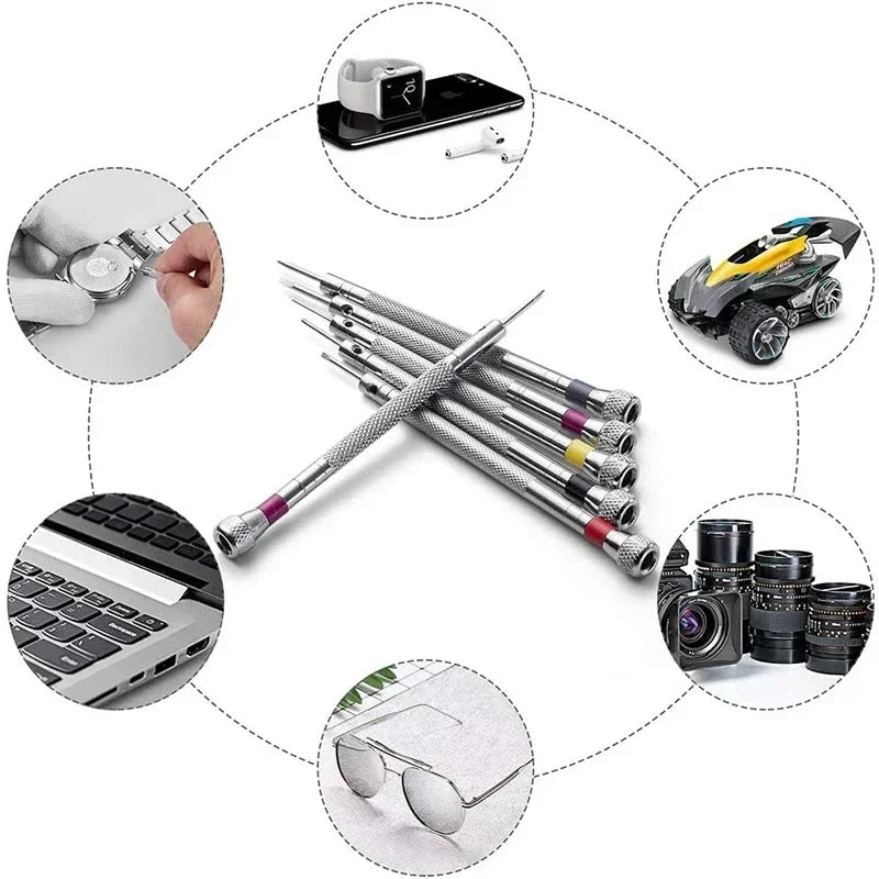 Mini Screwdriver Set for Watch Repair | 5-Piece Precision Tool Kit