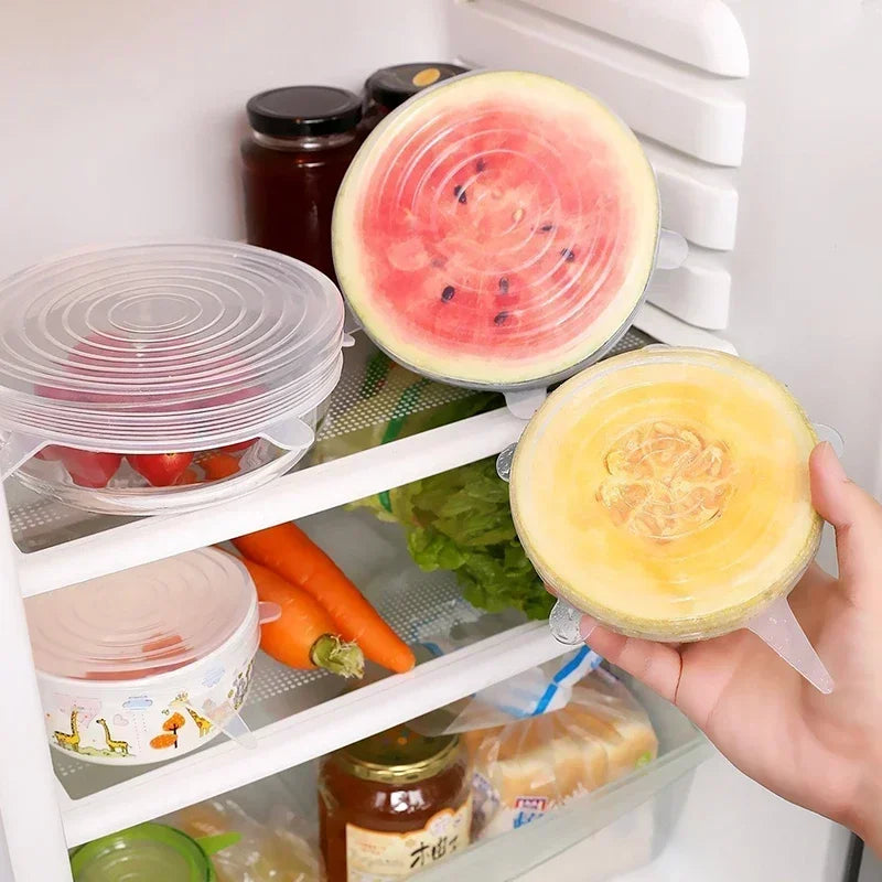 Silicone Stretch Lids | Reusable Food Covers for Bowls, Pots, and Containers