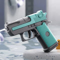 Mini Water Pistol | Mechanical Continuous Firing Water Gun for Summer Pool Shooting Fun