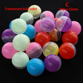 50pc Mini Clear Plastic Capsule Toy Surprise Balls | Gashapon Containers for Vending Machines